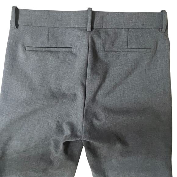 J. Crew 365 Gray Peyton High Rise Wide Legh Cropped Pant Trouser Size 12 - Picture 5 of 9